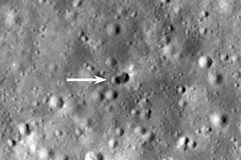 Krater auf dem Mond