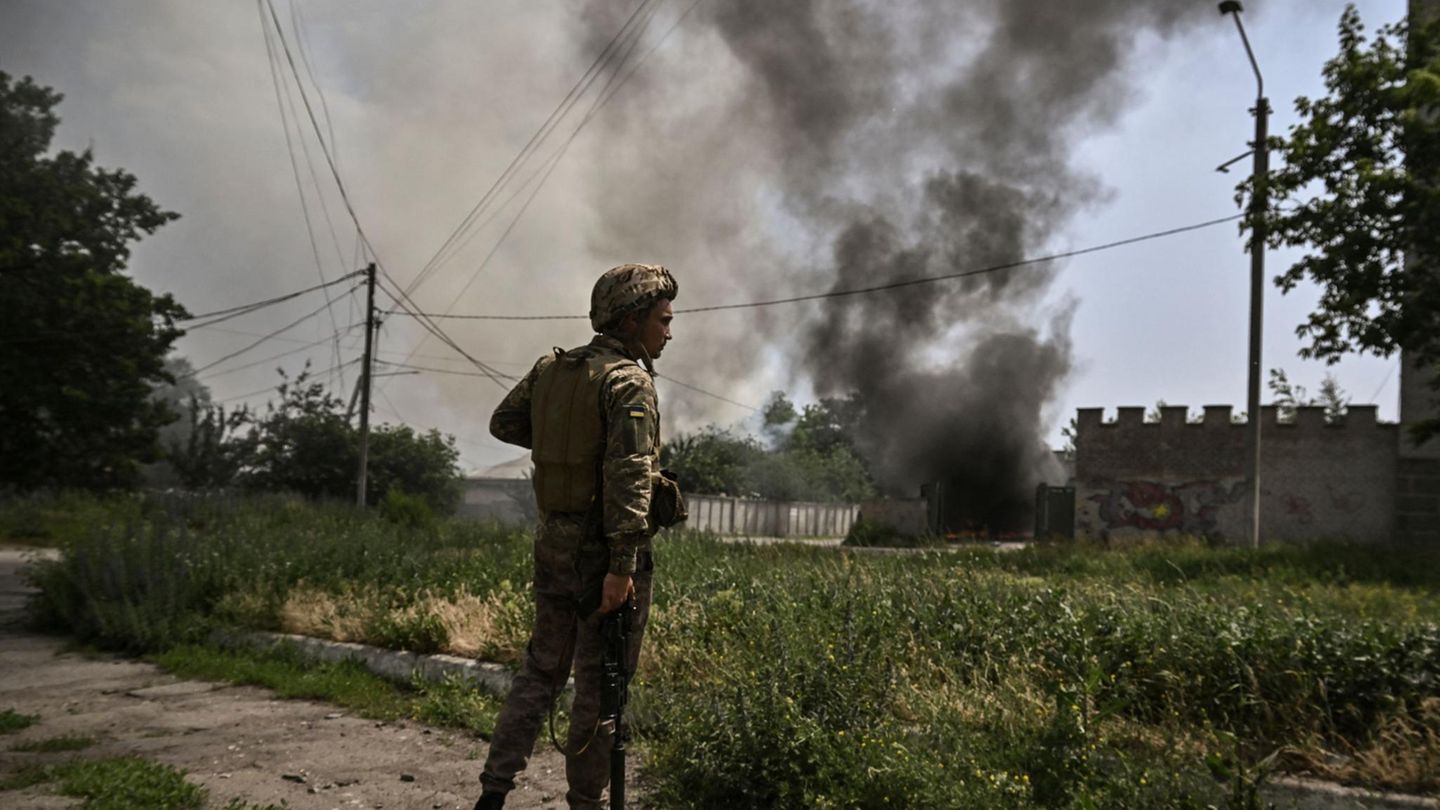 Ukrainsicher Soldat im Donbass (Symbolbild)