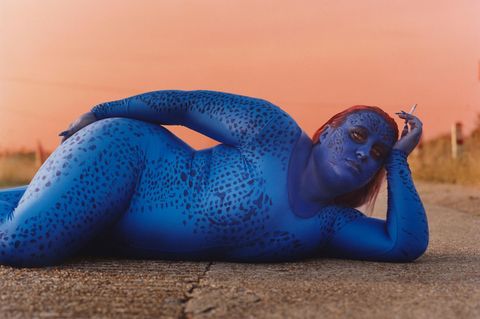 Mystique aus der Superheldenserie "X-Men"