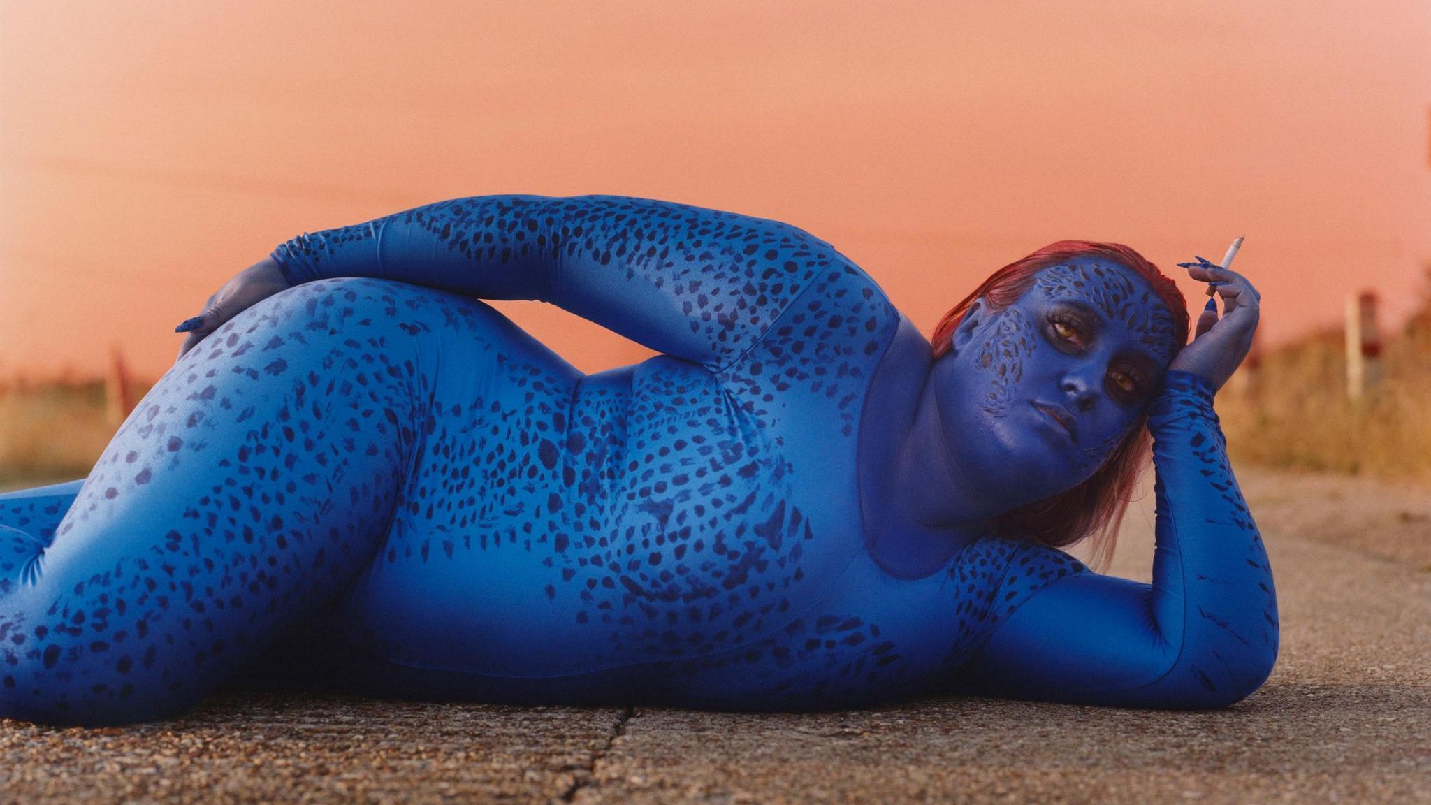 Mystique aus der Superheldenserie "X-Men"