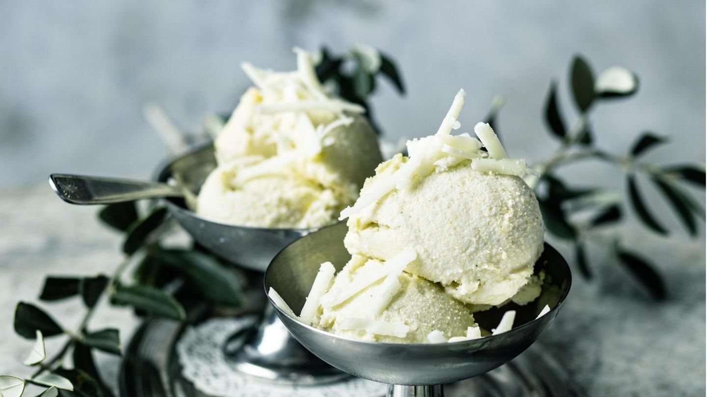 Olivenöl-Eis Olivenöl-Eis
