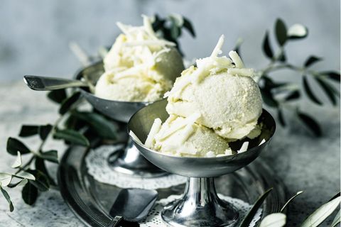 Olivenöl-Eis