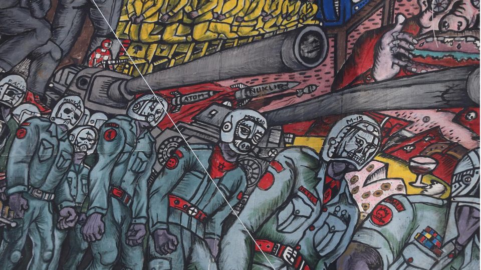 Michael Wolffsohns "Jüdische Weltgeschichte" ist brandaktuell. Nun hatte auch Kassel seine "Judensau": Ausschnitt des Documenta-Wimmelbildes