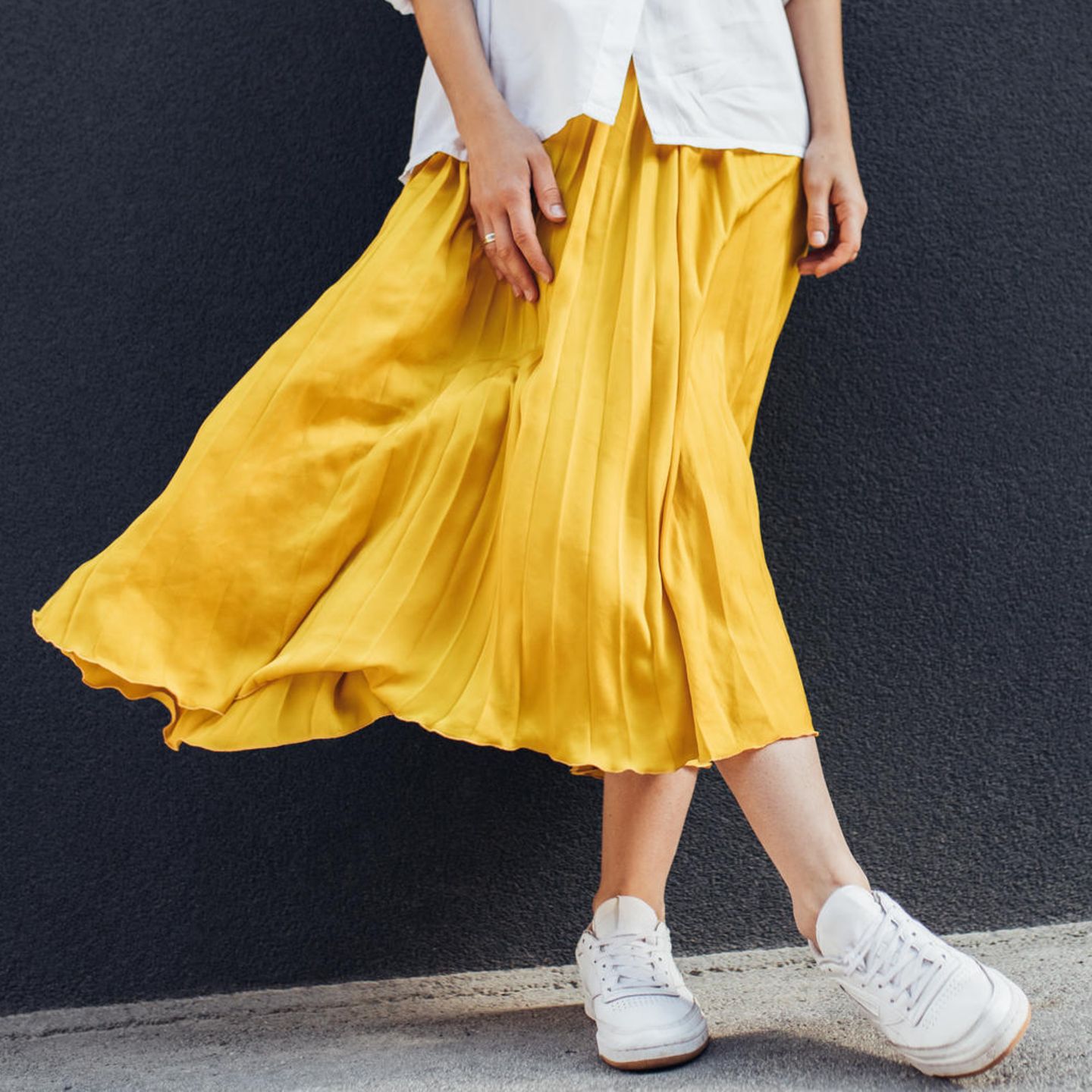 Ein Muss im Kleiderschrank: der Plisseerock 