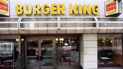 Eine Burger-King-Filiale in den 80ern