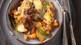 Apfelgarten: Einkorn-Apfel-Risotto