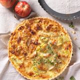 Apfelgarten: Apfel-Lauch-Quiche