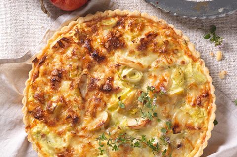 Apfelgarten: Apfel-Lauch-Quiche