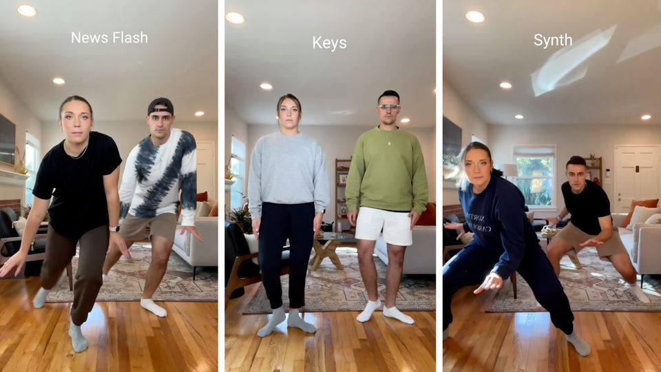 Bizarre iPhone-Choreo: TikTok-Pärchen entwickelt Tanz für jeden Klingelton Bizarre iPhone-Choreo: TikTok-Pärchen entwickelt Tanz für jeden Klingelton
