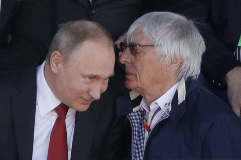 Bernie Ecclestone mit Wladimir Putin