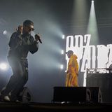 Das schwedische HipHop-Trio ODZ zerlegt zum Abschluss des Festival-Montags die "Countdown Stage"