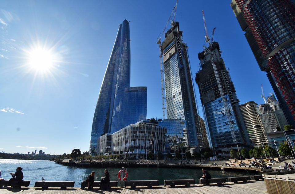 Hochhäuser in Barangaroo Hochhäuser in Barangaroo