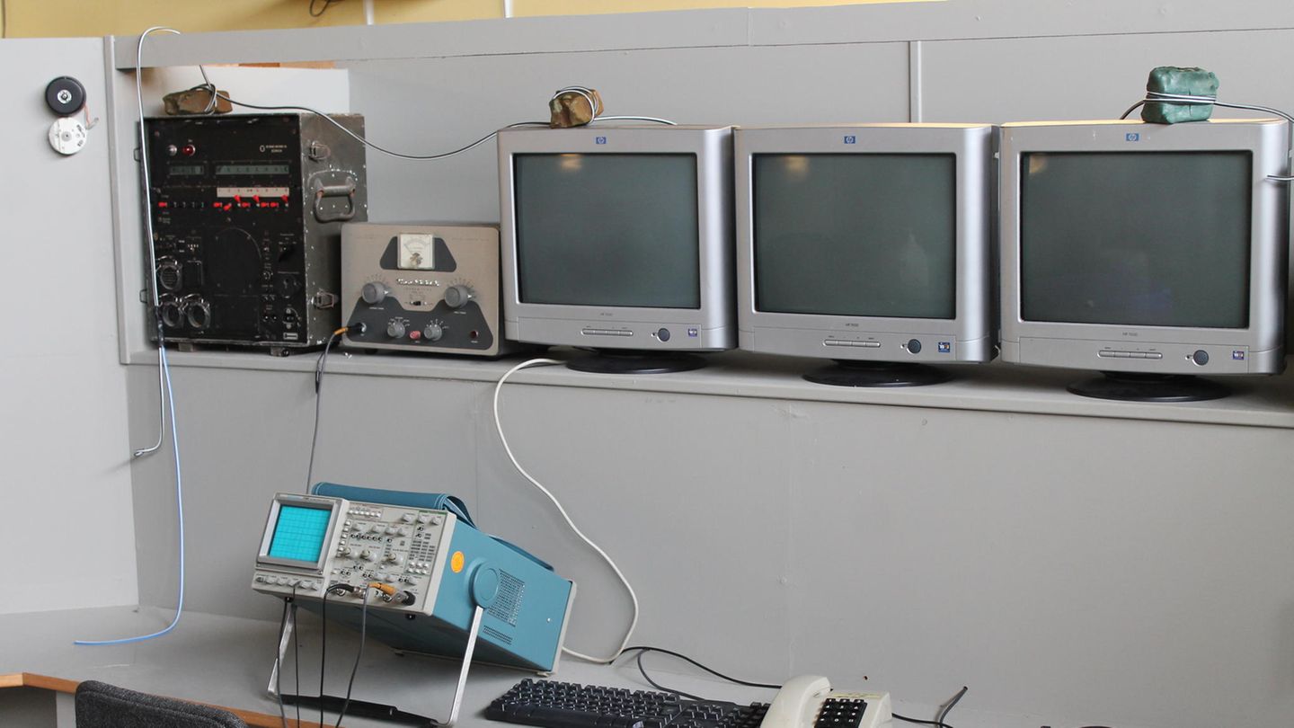 Der Einsatzraum der Abhöranlage