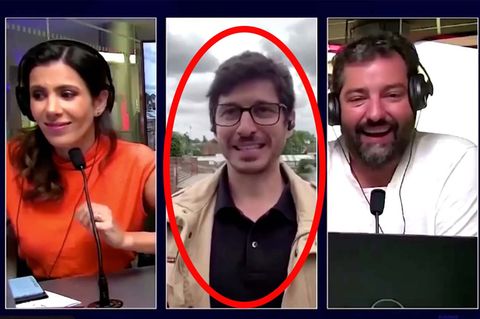 Brasilien: Reporter reagiert liebevoll auf quengelndem Sohn in Live-Schalte