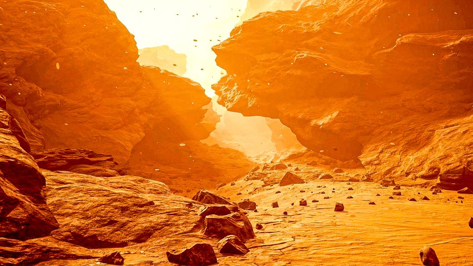 Mars: Nasa veröffentlicht Foto vom "verzauberten See" Mars: Nasa veröffentlicht Foto vom "verzauberten See"