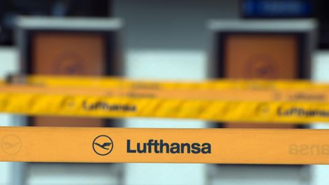 Schriftzug Lufthansa 