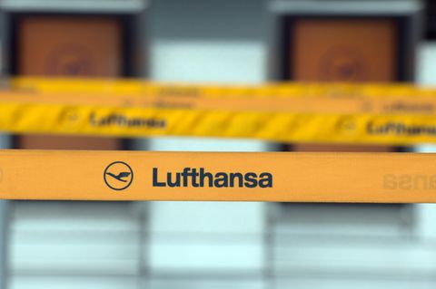 Schriftzug Lufthansa 