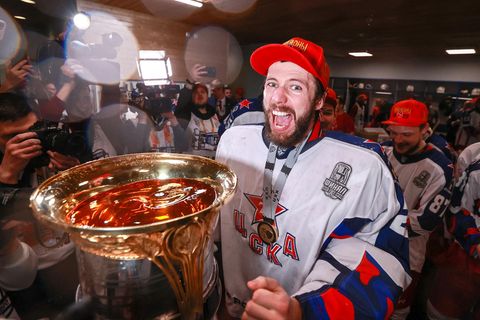 Ivan Fedotov nach dem Gewinn der Meisterschaft mit ZSKA Moskau Ende April