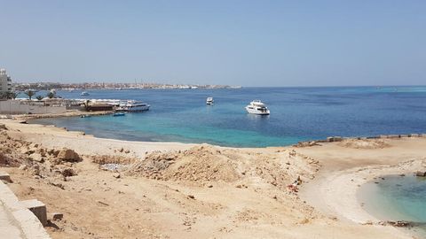 Die Bucht von Hurghada in Ägypten. Hier ist eine Frau von einem Hai angegriffen worden