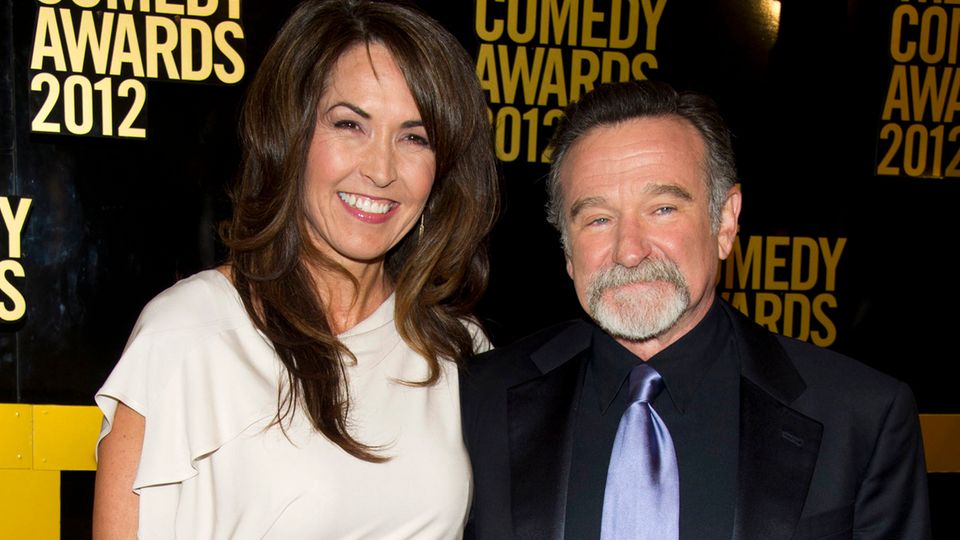 Robin Williams und seine Frau Susan Schneider Williams