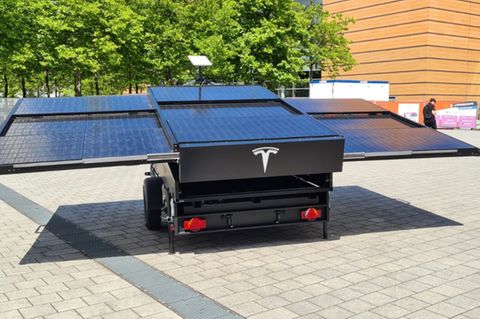 Tesla-Anhänger auf der IdeenExpo in Hannover