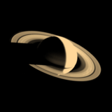 Saturn im Sonnenschein