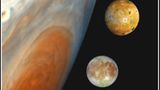 Jupiter mit den vier Galileischen Monden