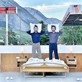 Frank and Patrik Riklin in Saillon, Valais