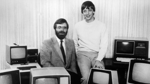 Bill Gates und Paul Allen im Jahre 1981