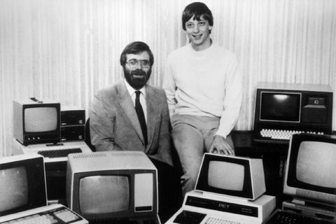 Bill Gates und Paul Allen im Jahre 1981