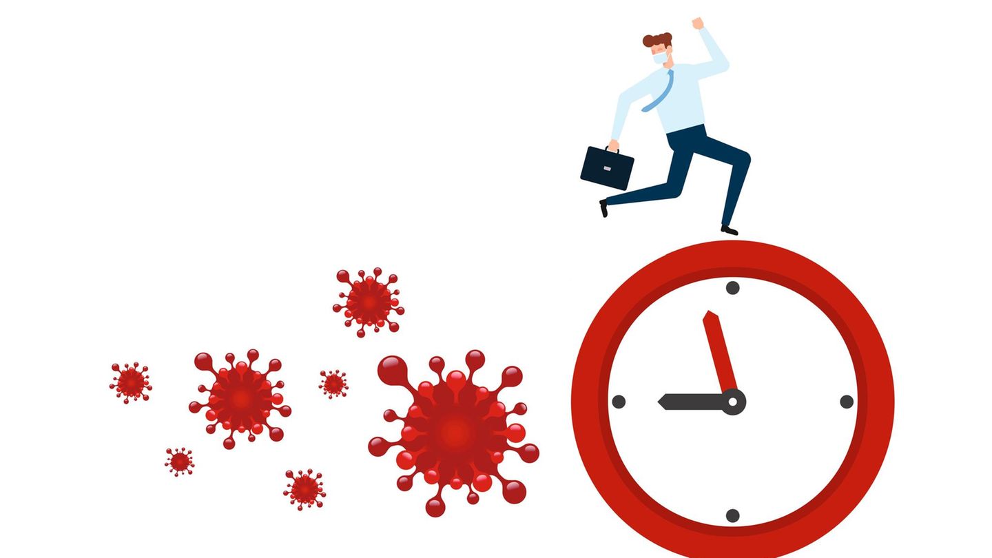 Illustration Immun-Uhr