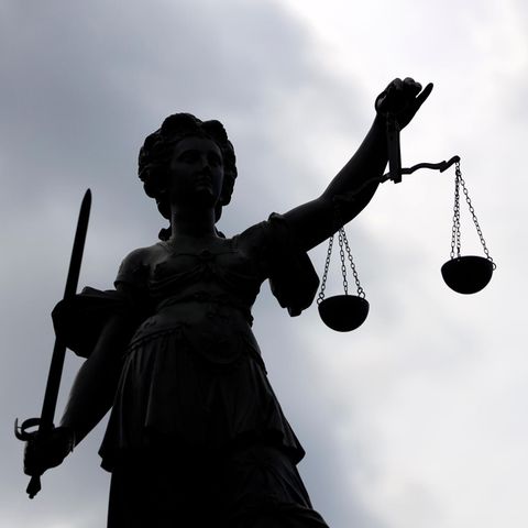 Statue der Justitia (Symbolbild)