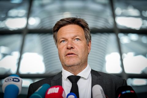 Bundeswirtschaftsminister Robert Habeck (Grüne) sorgt sich um die Gasversorgung für Deutschland