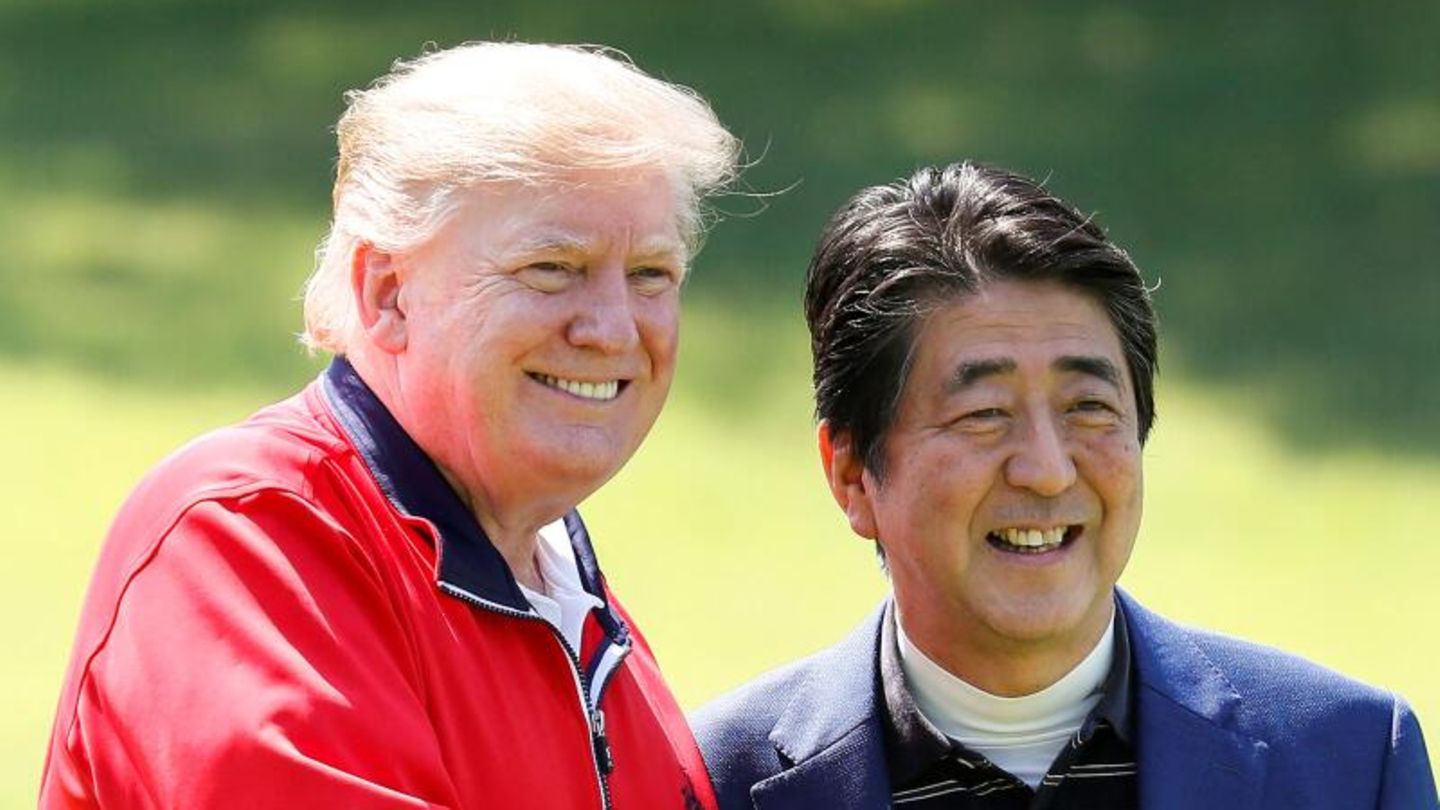 Donald Trump und Shinzo Abe
