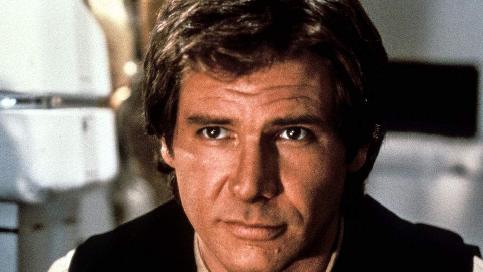 Harrison Ford 1977 in seiner Rolle als Weltraumschmuggler Han Solo in Star Wars