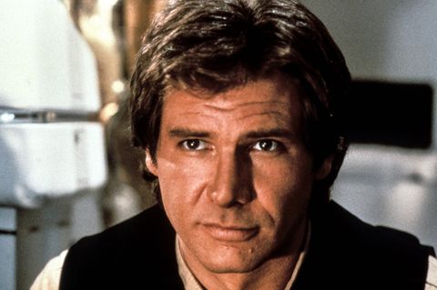 Harrison Ford 1977 in seiner Rolle als Weltraumschmuggler Han Solo in Star Wars