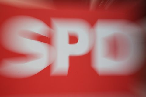 Das verschwommene Logo der SPD