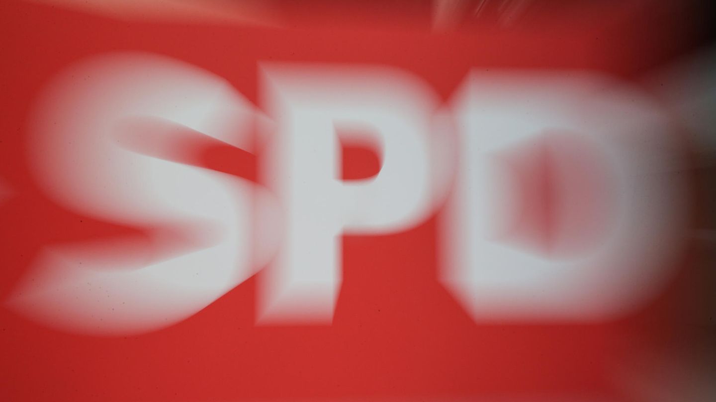 Das verschwommene Logo der SPD