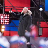 Wladimir Putin nach seinem Sieh zur vierten Amtszeit