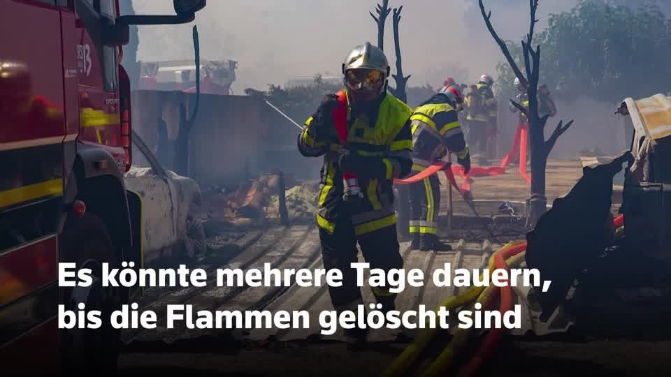 Video: Waldbrände in Südfrankreich