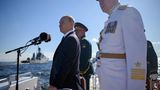 Putin bei einer Militärparade in Sankt Petersburg: 20 Jahre lang herrscht Putin im Sommer 2020 über Russland.