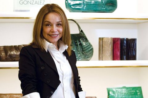 Handtaschen-Designerin Nancy Gonzalez