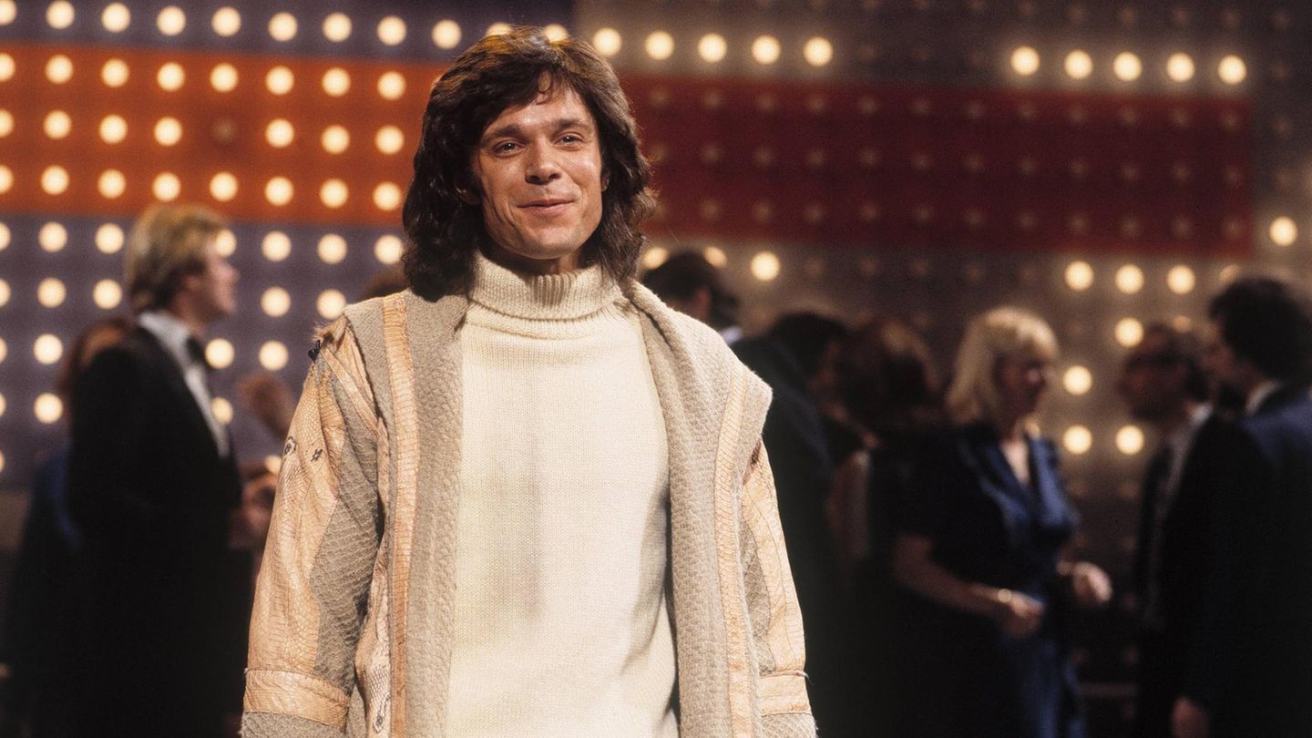 Jürgen Drews in einer Musiksendung Silvester 1977/78