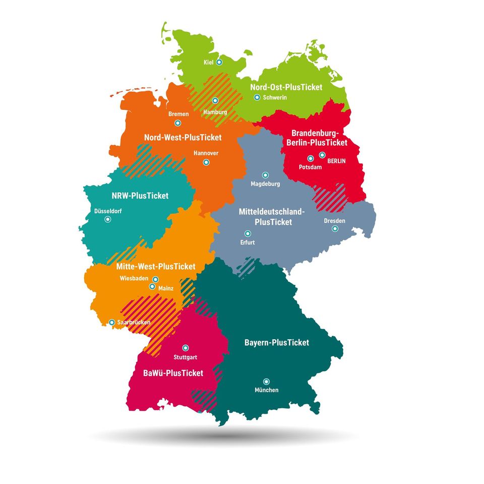 "Länder-PlusTicket"-Vorschlag des Verkehrsclubs Deutschland