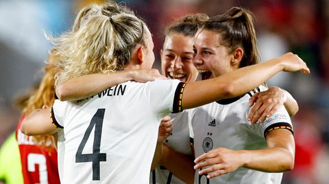DFB-Spielerinnen bei der Frauenfußball-EM