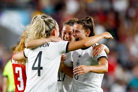 DFB-Spielerinnen bei der Frauenfußball-EM