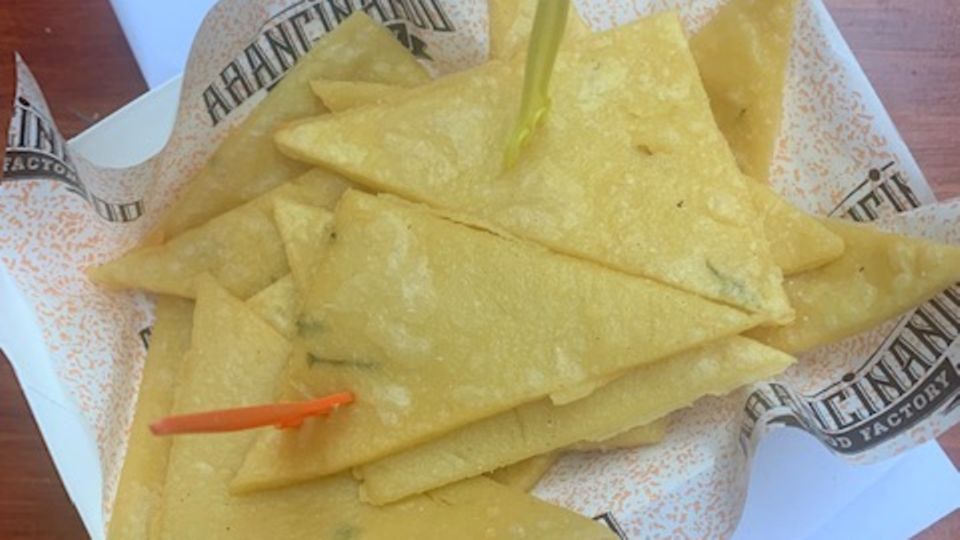 Panelle aus Kichererbsenmehl Panelle, Kichererbsenfladen