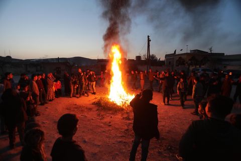 Im syrischen Afrin wurde im März das Neujahrsfest gefeiert. Die Stadt steht bis heute unter türkischer Kontrolle.