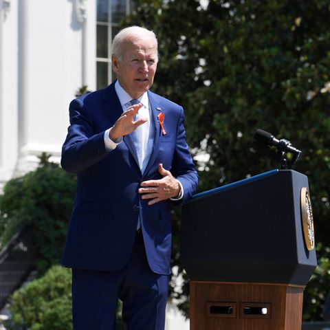 Joe Biden hält Rede