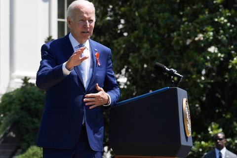 Joe Biden hält Rede